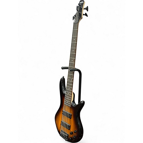 Used Ibanez GSR205SM 5 STRING Sunburst Electric Bass Guitar