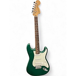 Used Squier Standard Stratocaster GREEN SPARKLE Solid Body Electric Guitar