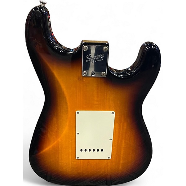 Used Squier Affinity Stratocaster Left Handed 2 Color Sunburst Electric Guitar