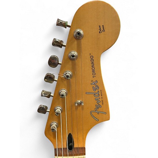 Used Fender Deluxe Series Toronado Black Solid Body Electric Guitar