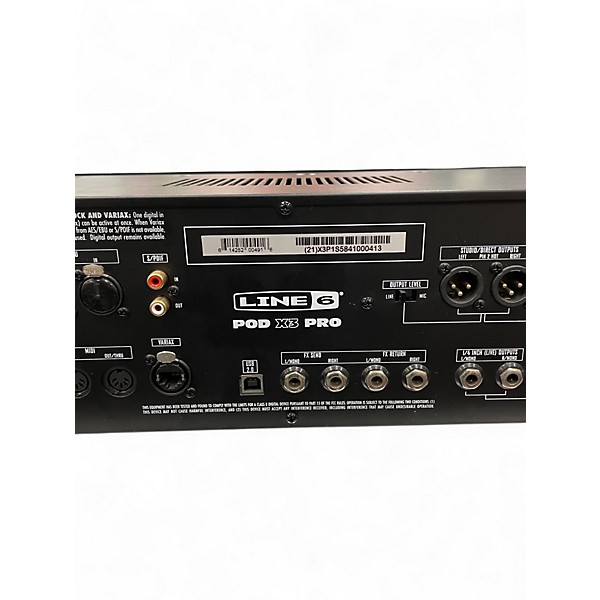 Used Line 6 Pod X3 Live Amp Modeler Effect Processor