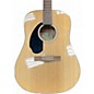 Used Fender CD60 Dreadnought Natural Acoustic Guitar