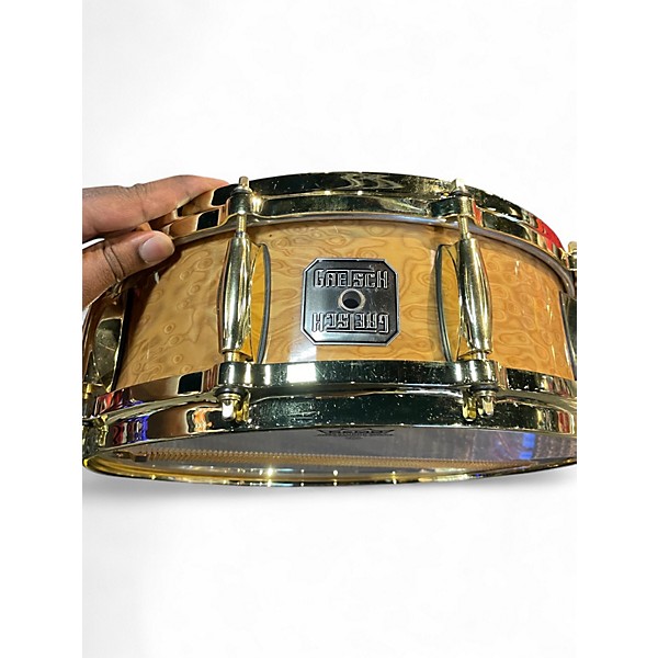 Used Gretsch Drums 14X5 Exotic Maple birdseye maple Drum