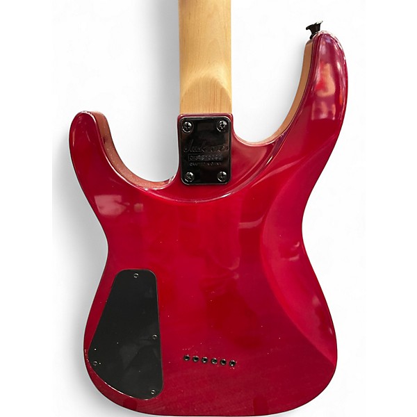 Used Jackson JS32TQ Dinky Red Solid Body Electric Guitar