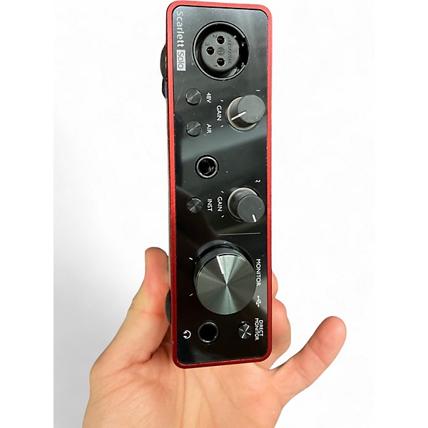Used Focusrite Scarlett Solo Gen 3 Audio Interface
