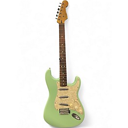 Used Squier Vintage Modified Stratocaster Surf Green Solid Body Electric Guitar