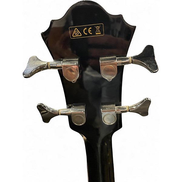 Used Ibanez AEB5E Black Acoustic Bass Guitar