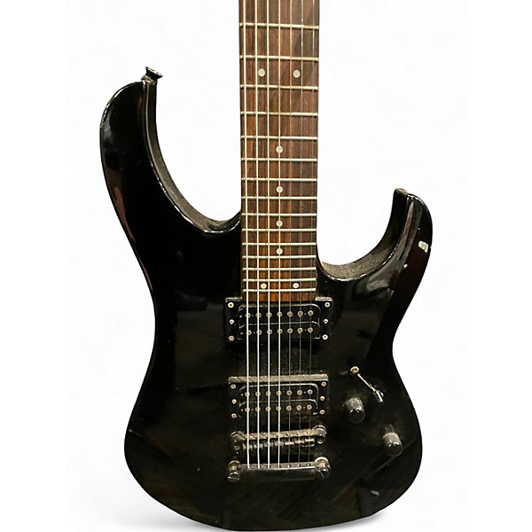 Used Washburn WG-587 Black Solid Body Electric Guitar