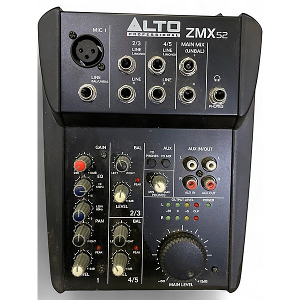 Used Alto ZMX52 5-Channel Unpowered Mixer