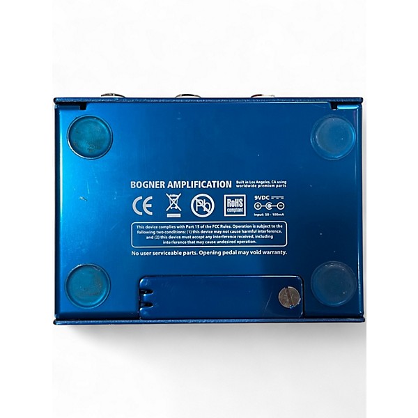 Used Bogner Ecstasy Blue Overdrive Effect Pedal