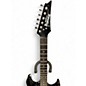 Used Ibanez GRX70QA Trans Black Solid Body Electric Guitar