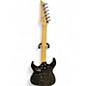 Used Ibanez GRX70QA Trans Black Solid Body Electric Guitar