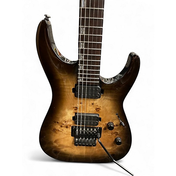 Used ESP LTD H1001FM Deluxe BROWN BURST Solid Body Electric Guitar