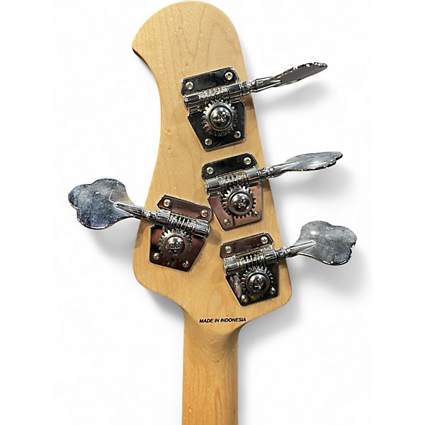 Used Sterling by Music Man Stingray Short Scale Sonic Blue Electric Bass Guitar