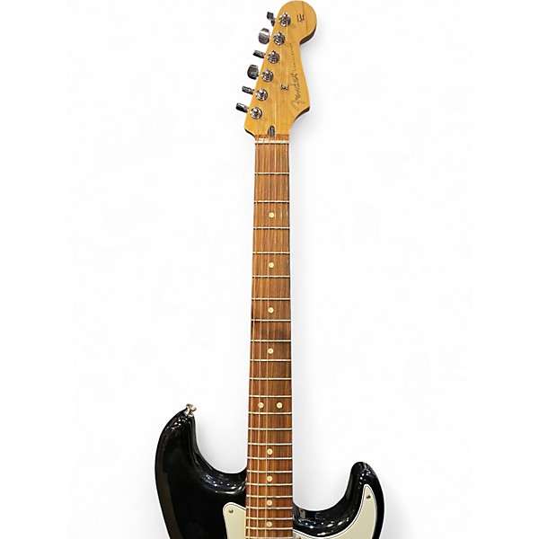 Used Fender Player Stratocaster Black Solid Body Electric Guitar