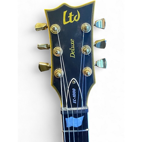 Used ESP ltd ec-1000 black Solid Body Electric Guitar