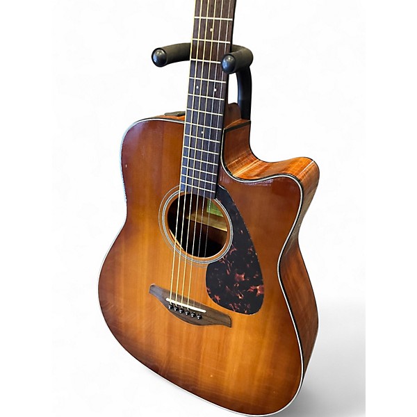 Used Yamaha FGX800C Sandburst Acoustic Electric Guitar