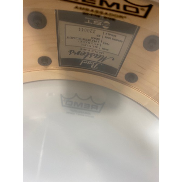 Used Pearl 6.5X14 Masters Maple Pure Natural Drum