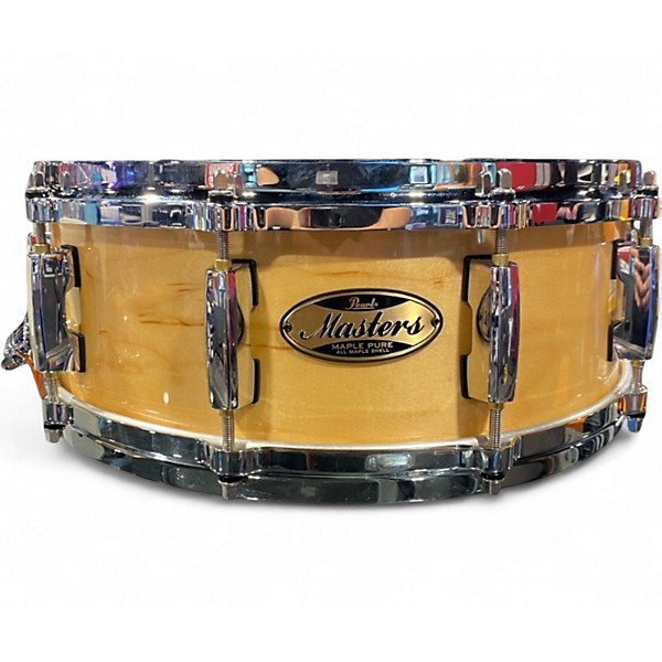 Used Pearl 6.5X14 Masters Maple Pure Natural Drum
