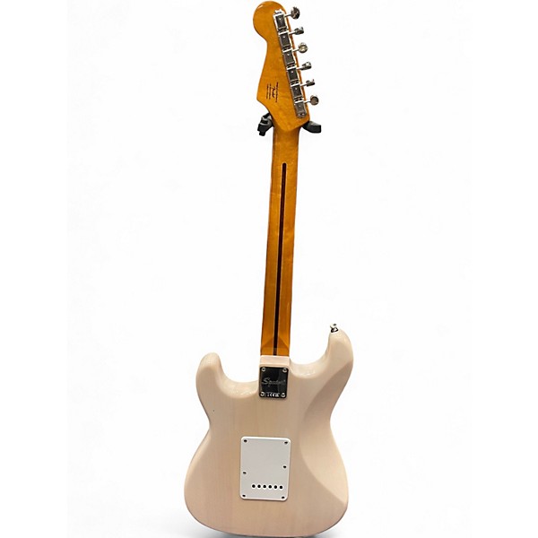 Used Squier Classic Vibe 1950S Stratocaster White Blonde Solid Body Electric Guitar