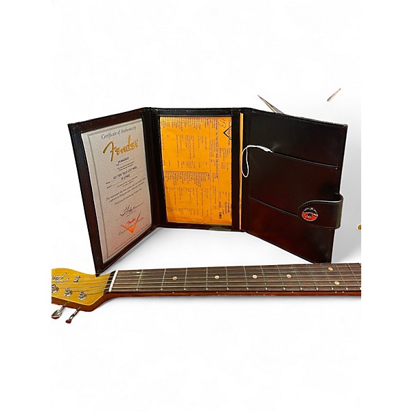 Used Fender GC TEXAS TELECASTER  RELIC Metallic Gold Solid Body Electric Guitar