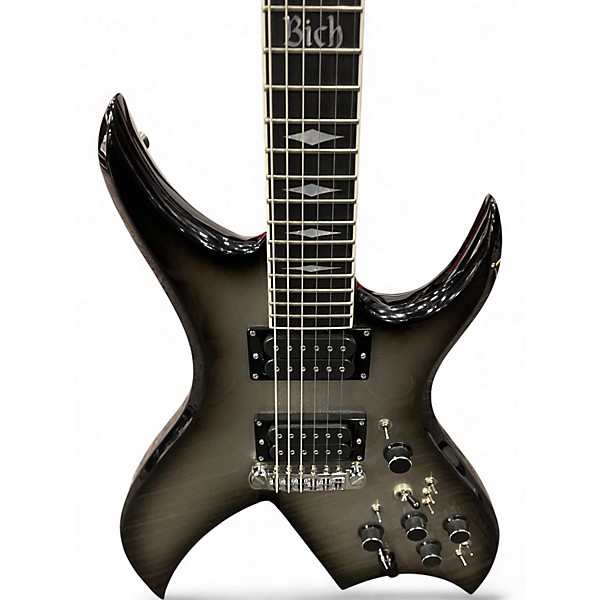 Used Neal Moser 1/1 BC RICH NEAL MOSER MOSER 6  Silverburst Solid Body Electric Guitar