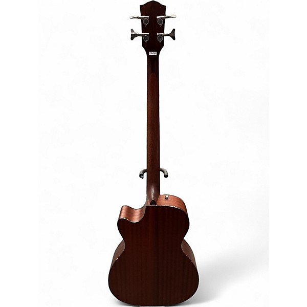 Used Fender CB60SCE Aged Cognac Burst Acoustic Bass Guitar