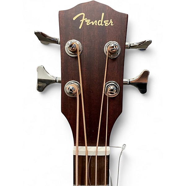 Used Fender CB60SCE Aged Cognac Burst Acoustic Bass Guitar