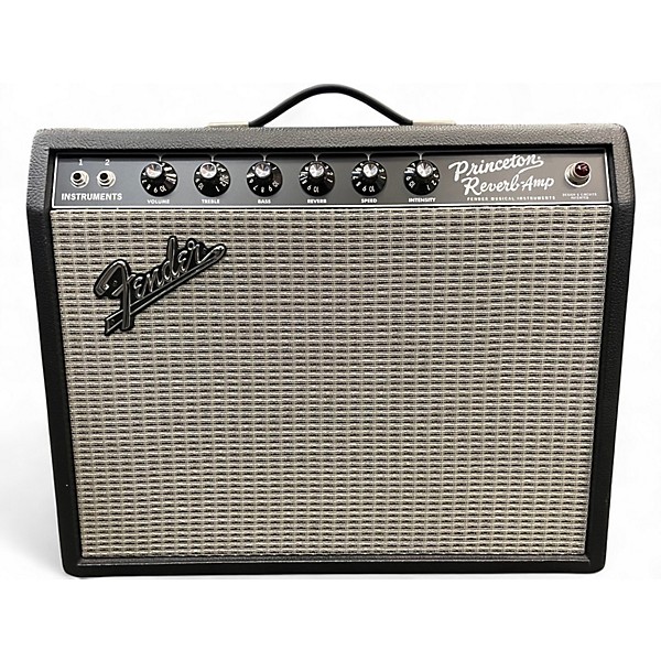 Used Fender 65 Princeton Reverb 1x10 15W Tube Guitar Combo Amp