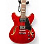 Used Ibanez AS7312 12 String Artcore Transparent Red Hollow Body Electric Guitar