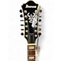 Used Ibanez AS7312 12 String Artcore Transparent Red Hollow Body Electric Guitar