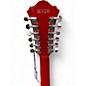 Used Ibanez AS7312 12 String Artcore Transparent Red Hollow Body Electric Guitar