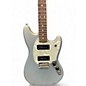 Used 2016 Fender Mustang 90 Silver Solid Body Electric Guitar