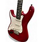 Used Lyx Pro Electric Guitar Trans Red Solid Body Electric Guitar