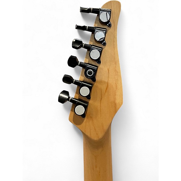 Used Lyx Pro Electric Guitar Trans Red Solid Body Electric Guitar