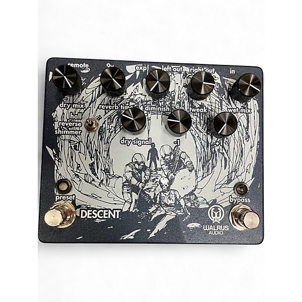 Used Walrus Audio Descent Reverb Effect Pedal