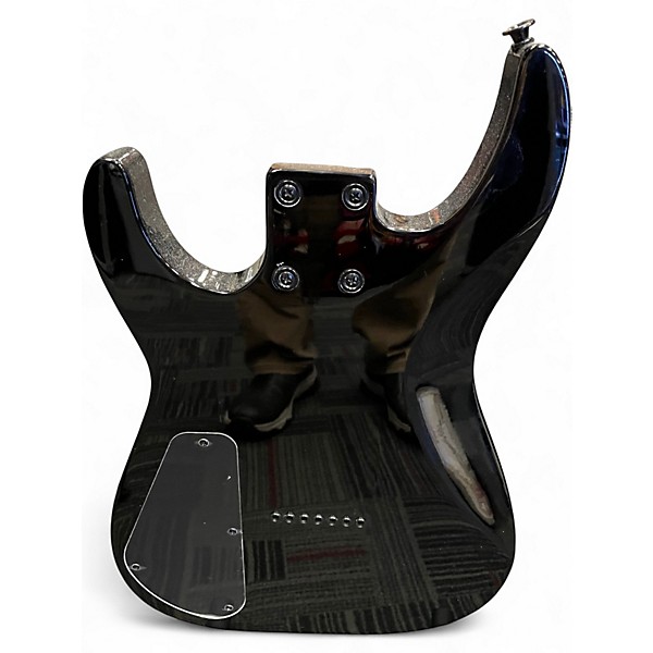 Used Jackson JS22-7 Dinky 7 String Black Solid Body Electric Guitar