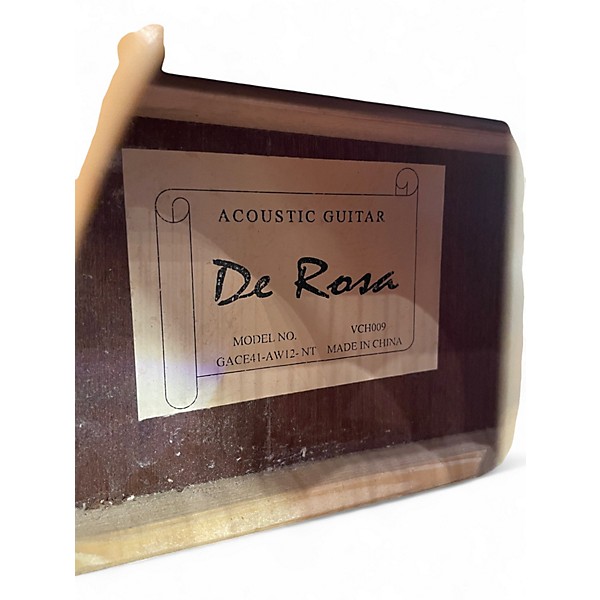 Used De Rosa VCH009 Natural 12 String Acoustic Electric Guitar