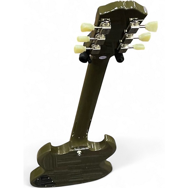 Used Epiphone SG Custom Maestro OLIVE Solid Body Electric Guitar