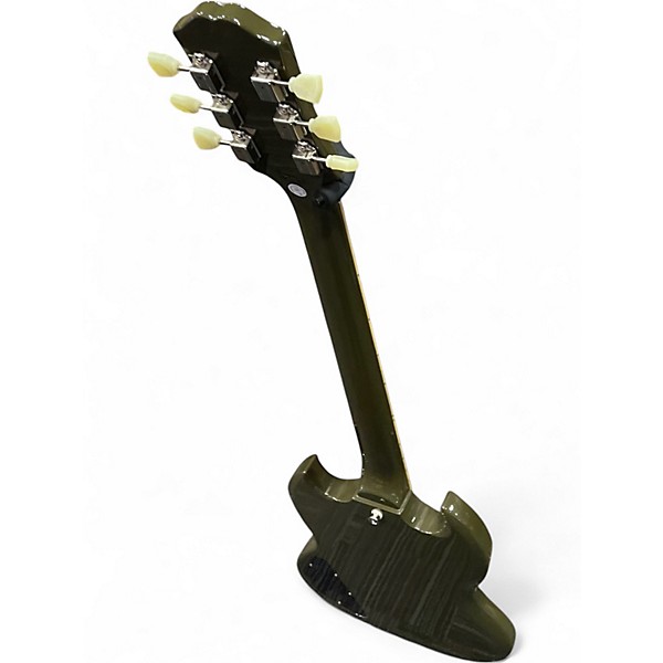 Used Epiphone SG Custom Maestro OLIVE Solid Body Electric Guitar