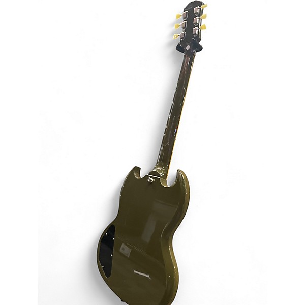 Used Epiphone SG Custom Maestro OLIVE Solid Body Electric Guitar