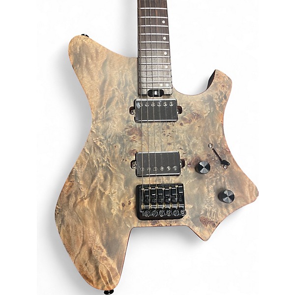 Used Eart GW 2 HEADLESS BLACK SPALT Solid Body Electric Guitar