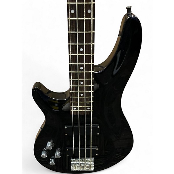 Used Schecter Guitar Research Omen 4 String Black Electric Bass Guitar