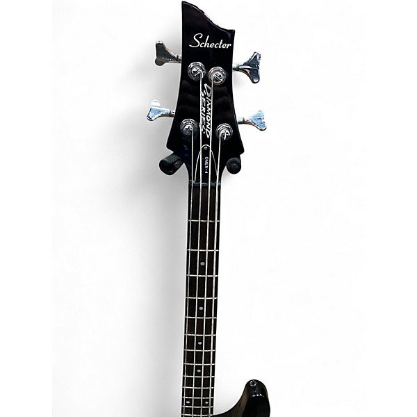 Used Schecter Guitar Research Omen 4 String Black Electric Bass Guitar