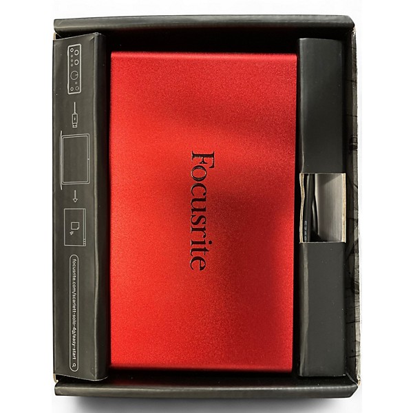 Used Focusrite Scarlett Solo Gen 4 Audio Interface