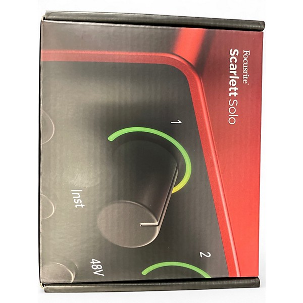 Used Focusrite Scarlett Solo Gen 4 Audio Interface