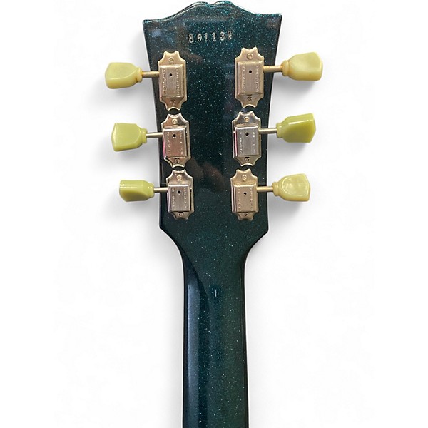 Used Gibson Custom Shop 58 Les Paul Junior Double Cutaway Brunswick Blue Solid Body Electric Guitar