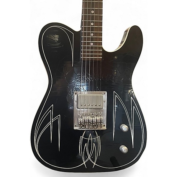 Used Whitfill Billy Gibbons Prototype #2 Black Solid Body Electric Guitar