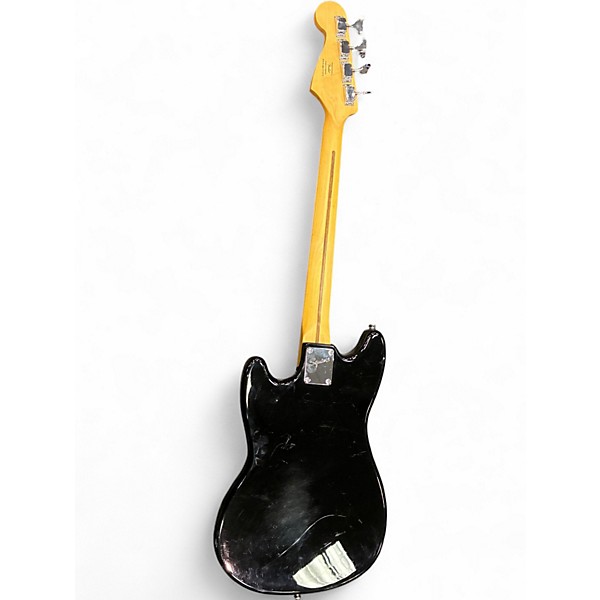 Used Squier Bronco Black Electric Bass Guitar