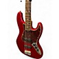 Used 2017 Fender American Professional Jazz Bass Candy Apple Red Electric Bass Guitar